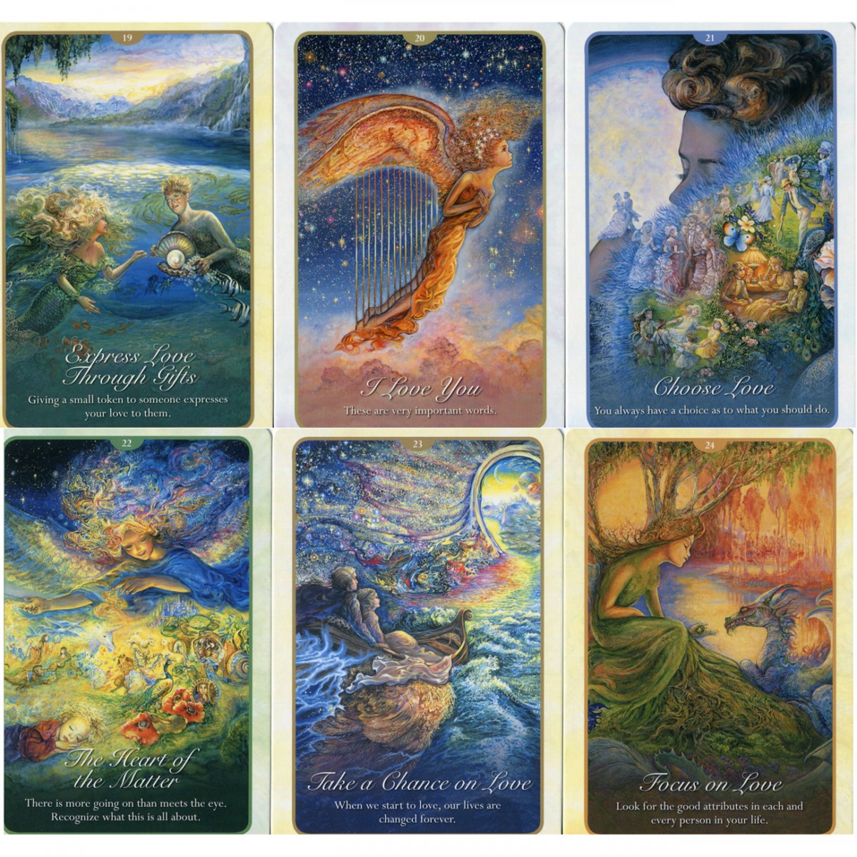 Whispers of Love Oracle Cards by Angela Hartfield