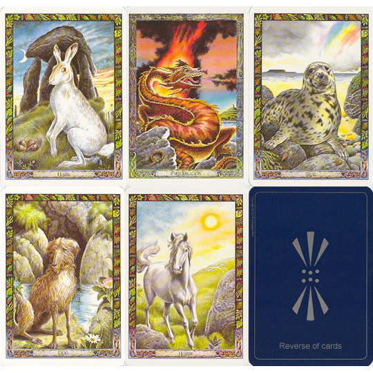 The Druid Animal Oracle (Cards & Book Set) by Philip & Stephanie Carr-Gomm 