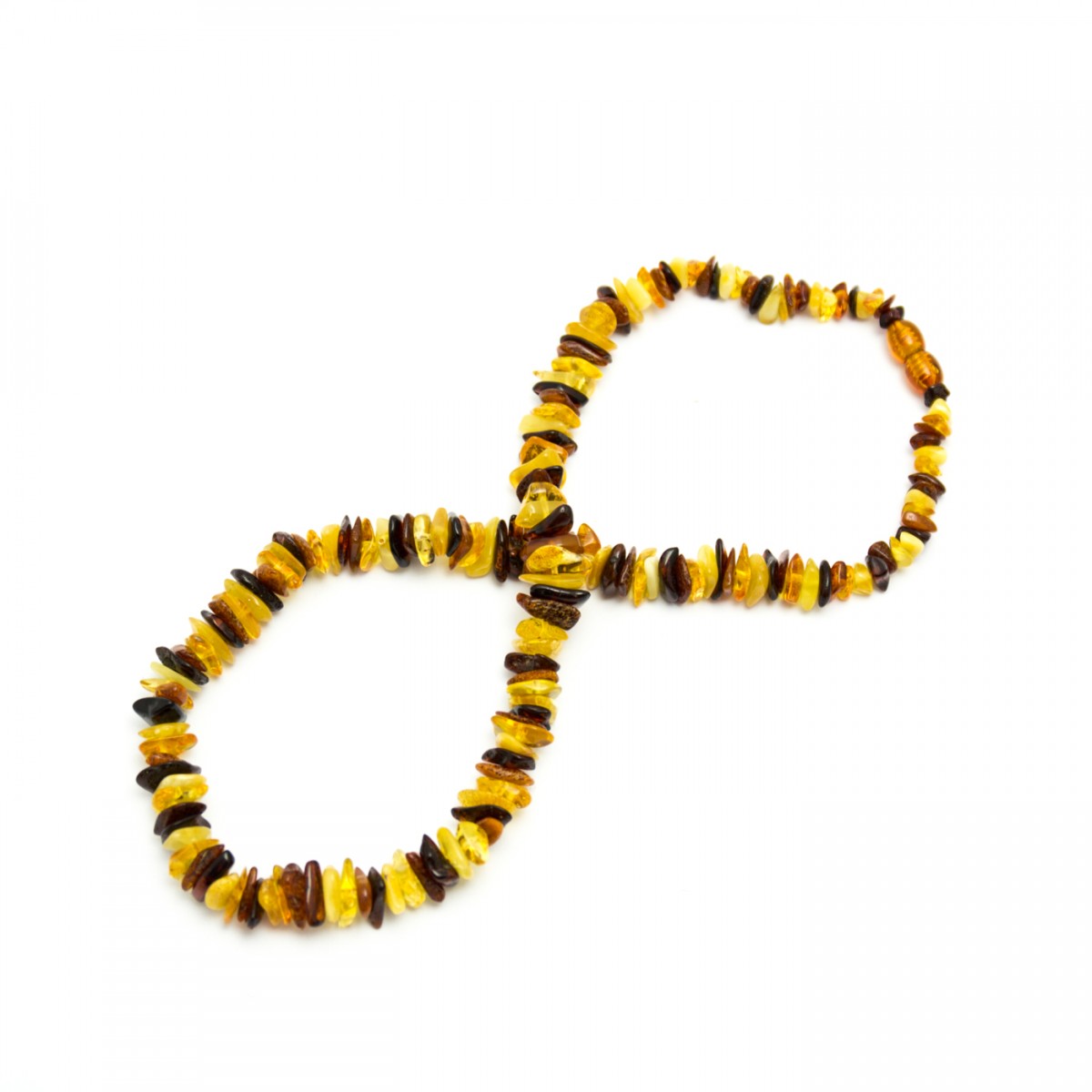Light Mix Baltic Amber Necklace (18 Inch)