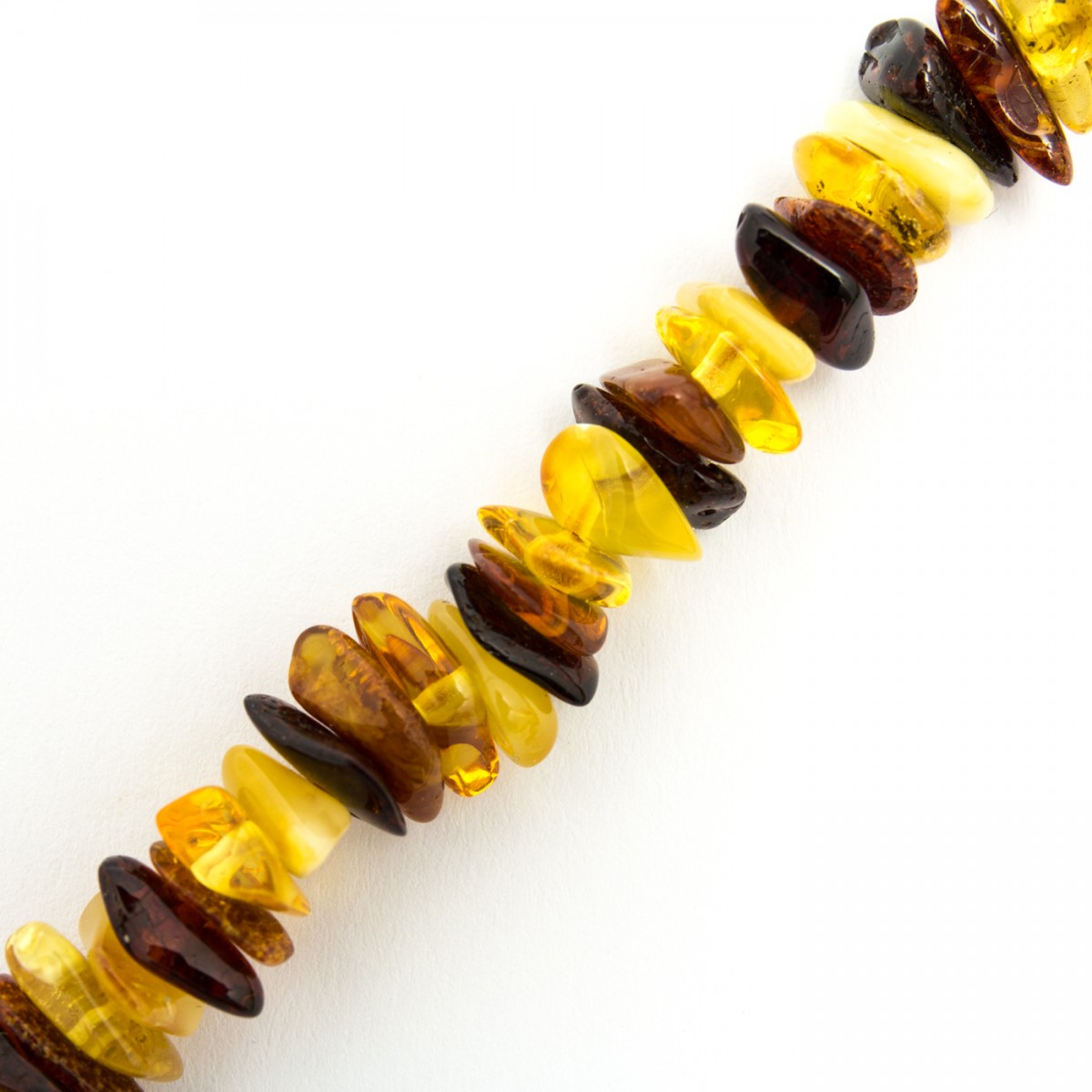 Light Mix Baltic Amber Necklace (18 Inch)