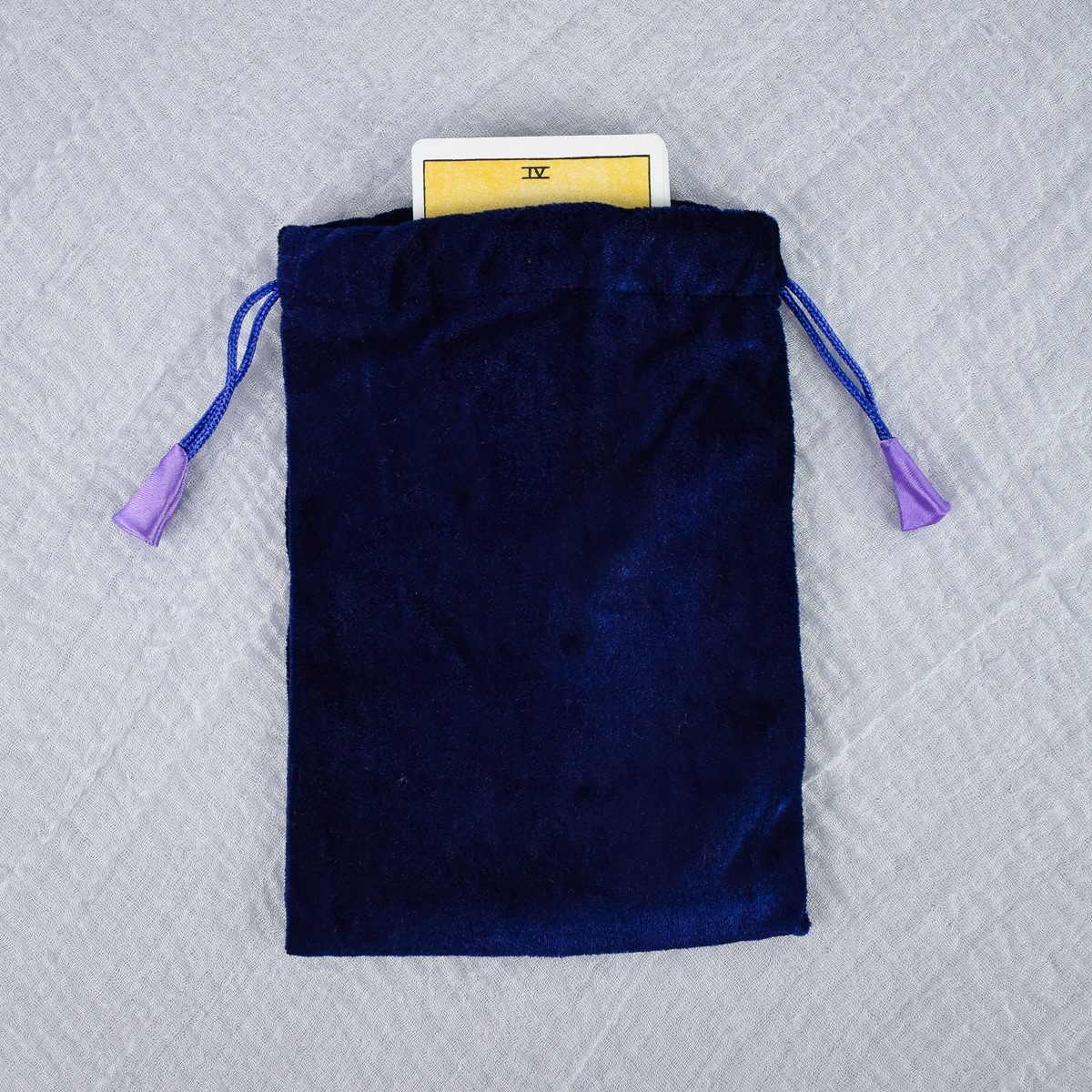 Stars & Tarot Purple Velvet Tarot / Oracle Card Bag