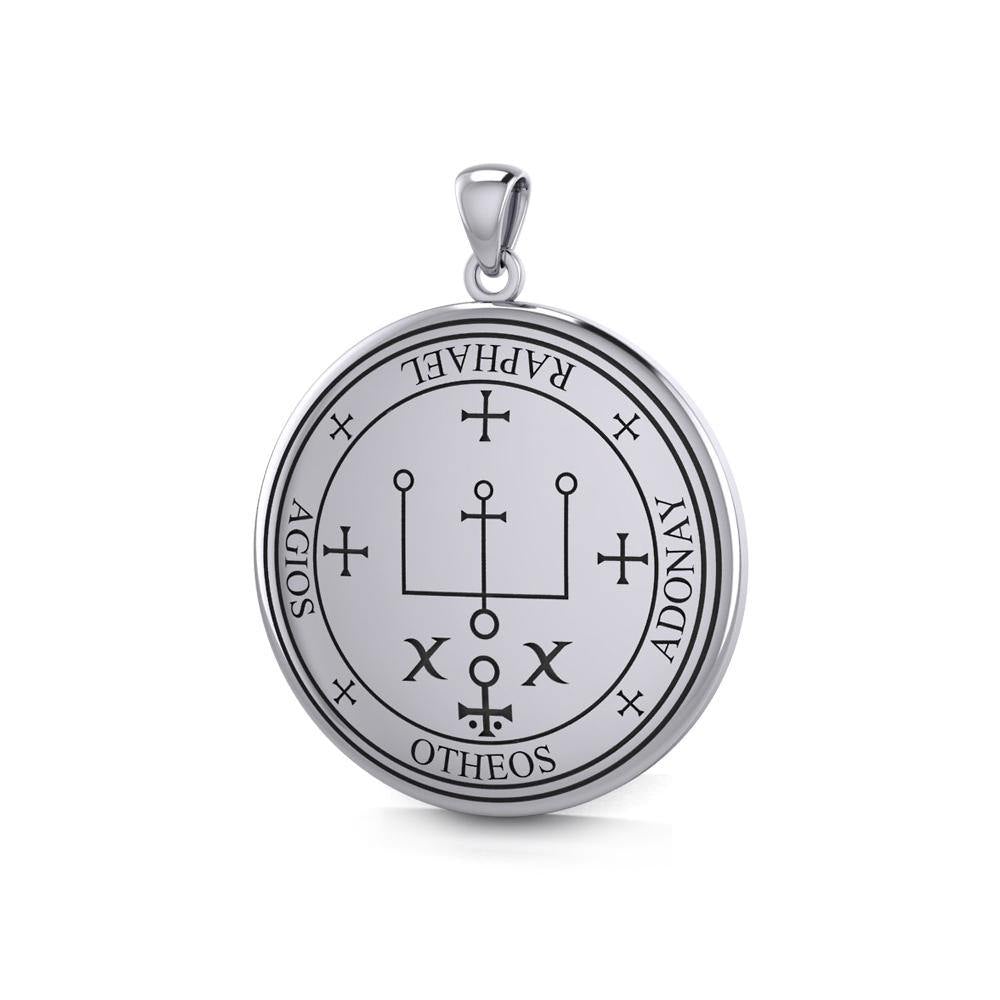 Sigil of Archangel Raphael Pendant (Sterling Silver)