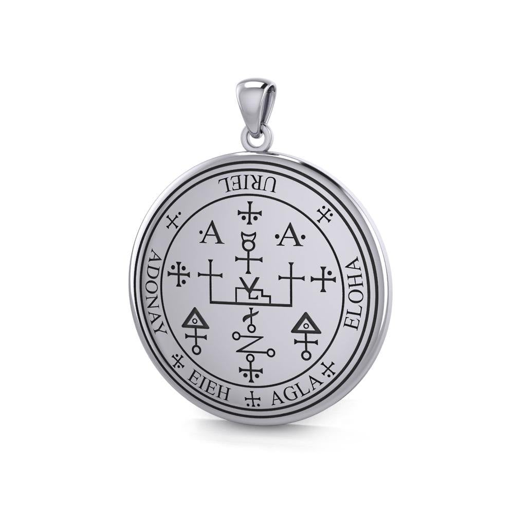 Sigil of Archangel Uriel Pendant (Sterling Silver)
