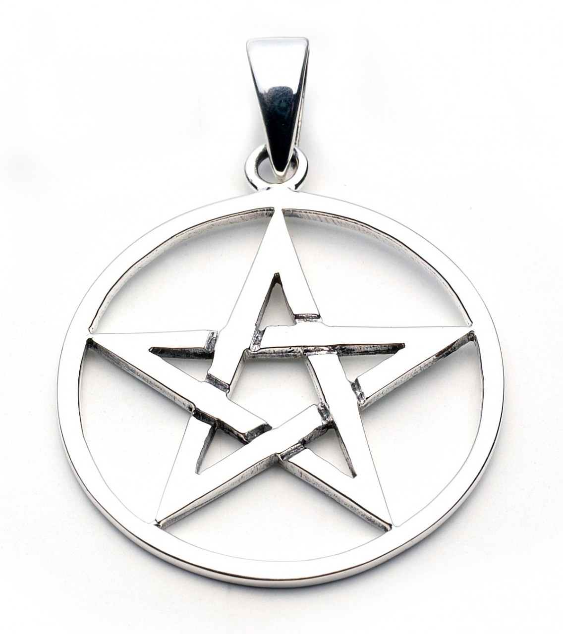 Large Pentacle Pendant (Sterling Silver)