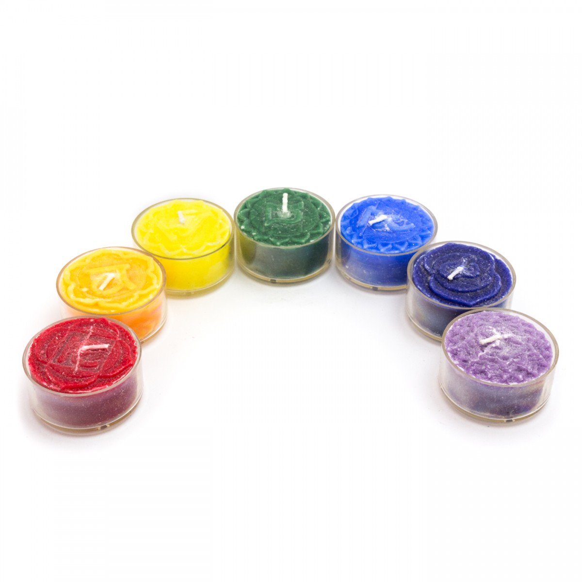 Chakra Tea Light Candles (Set of 7)