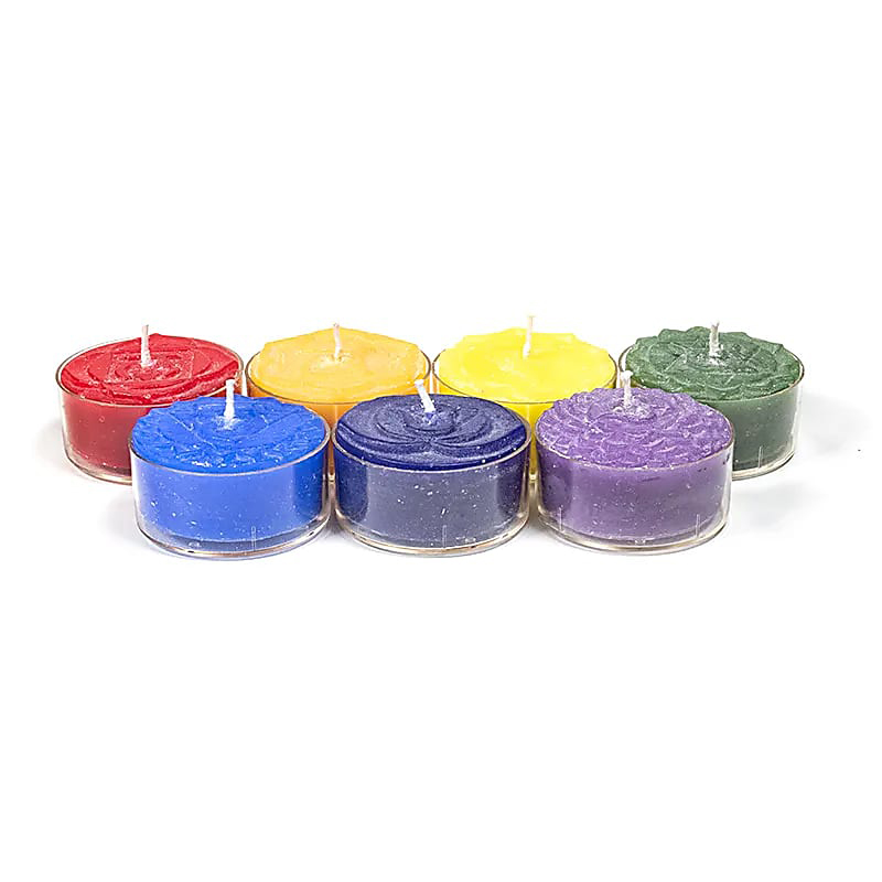 Chakra Tea Light Candles (Set of 7)