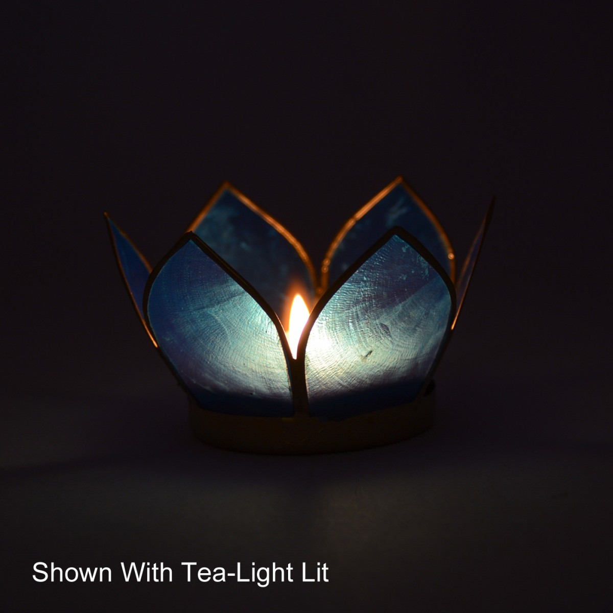 Set of 7 Mini Lotus Chakra Tea-Light Holders