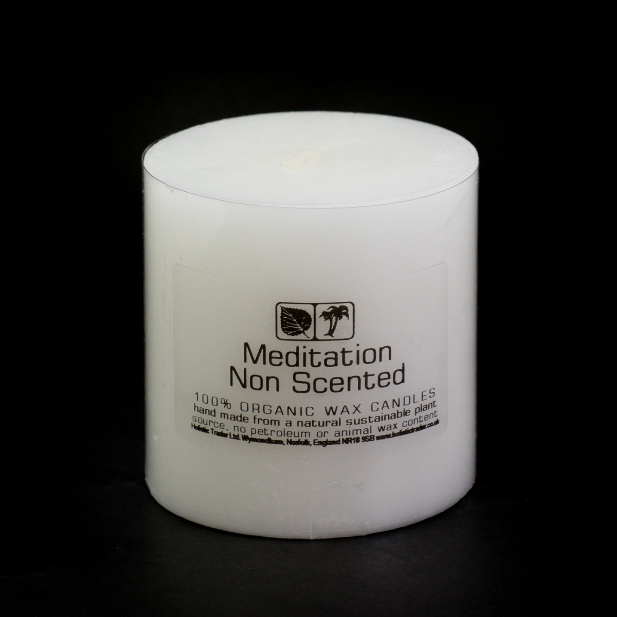 Medium Non Scented Meditation Candle