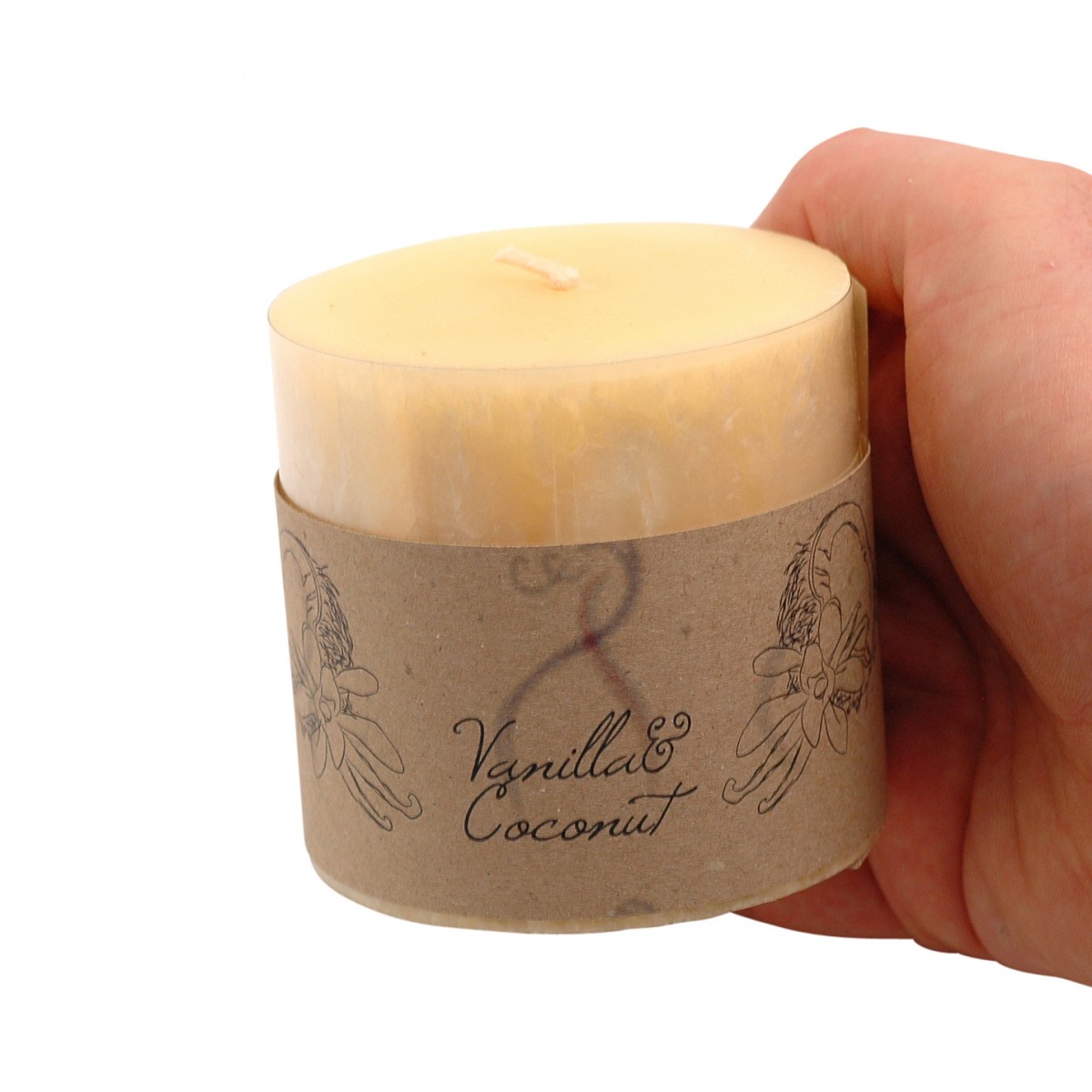 Vanilla & Coconut Scented Candle