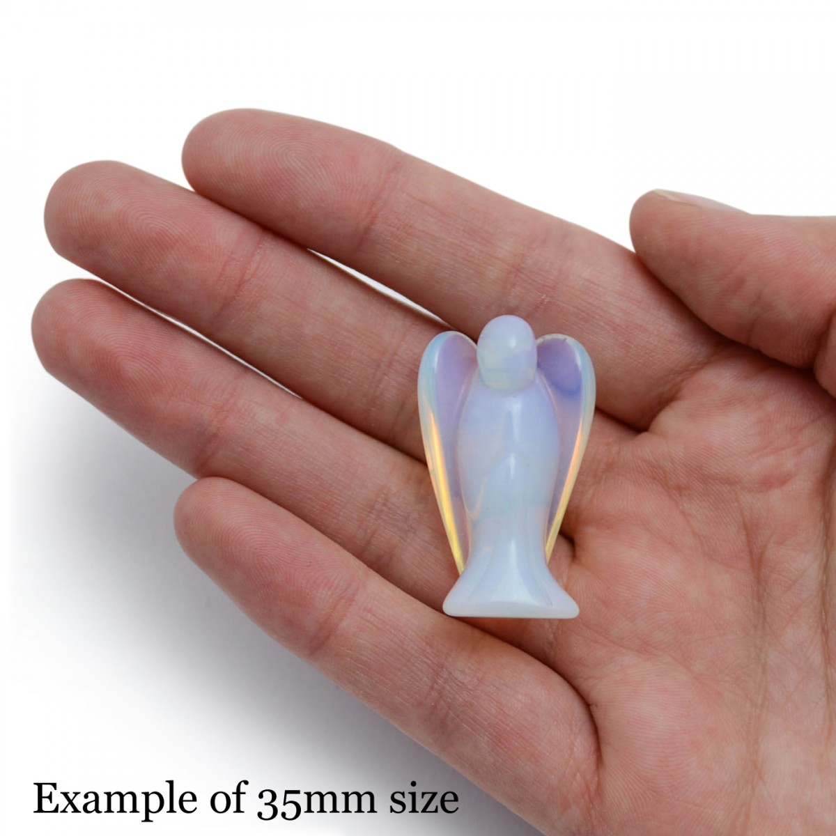 Opalite Crystal Pocket Angel (35mm)