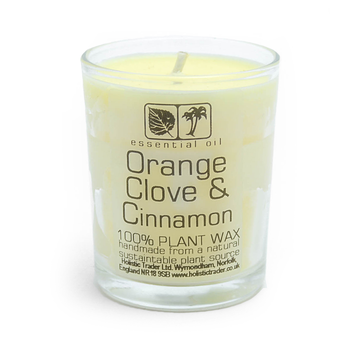 Orange Clove & Cinnamon Aromatherapy Candle (25-30 Hours)