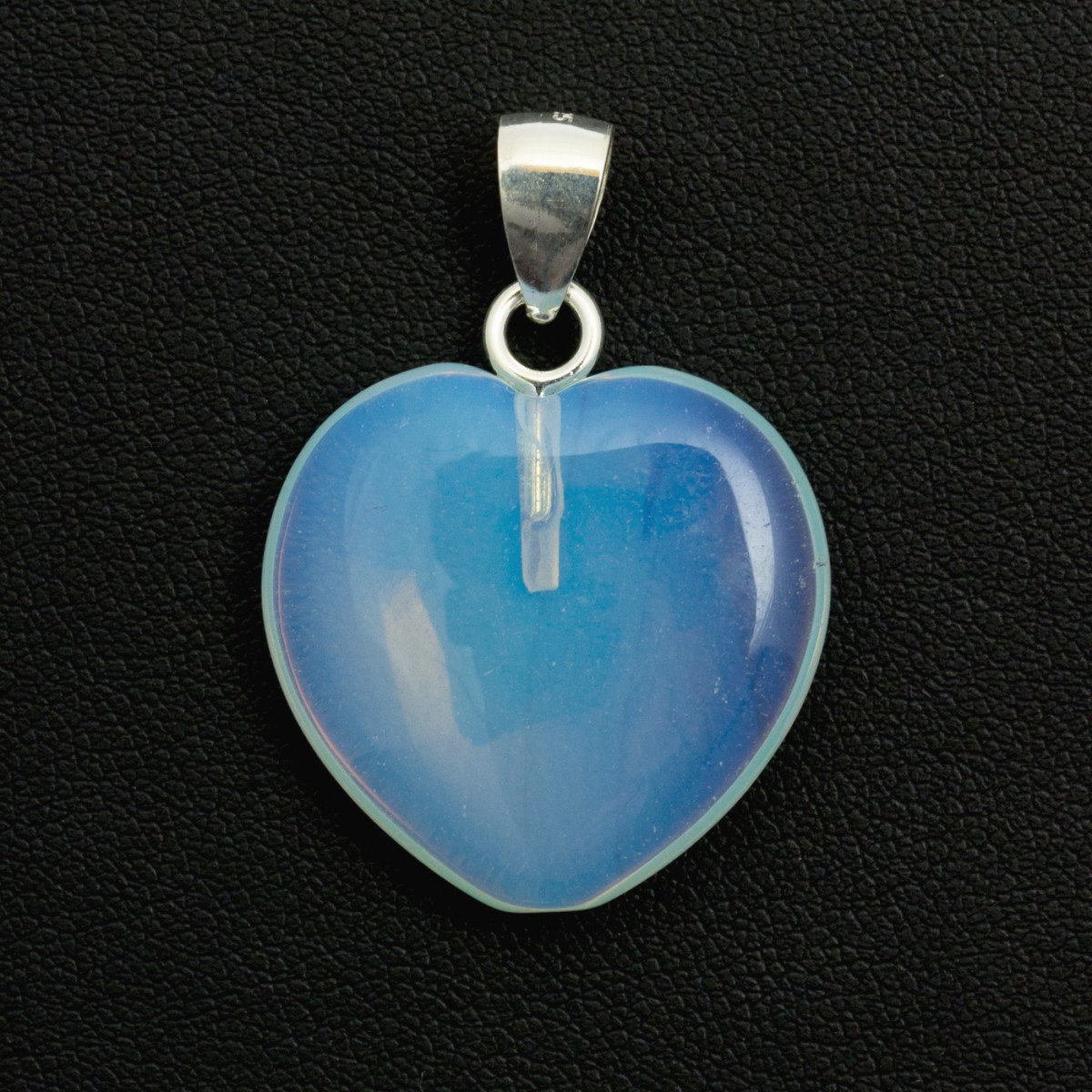 Opalite Crystal Heart Pendant