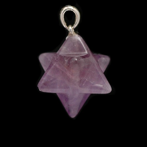 Amethyst Merkaba Pendant