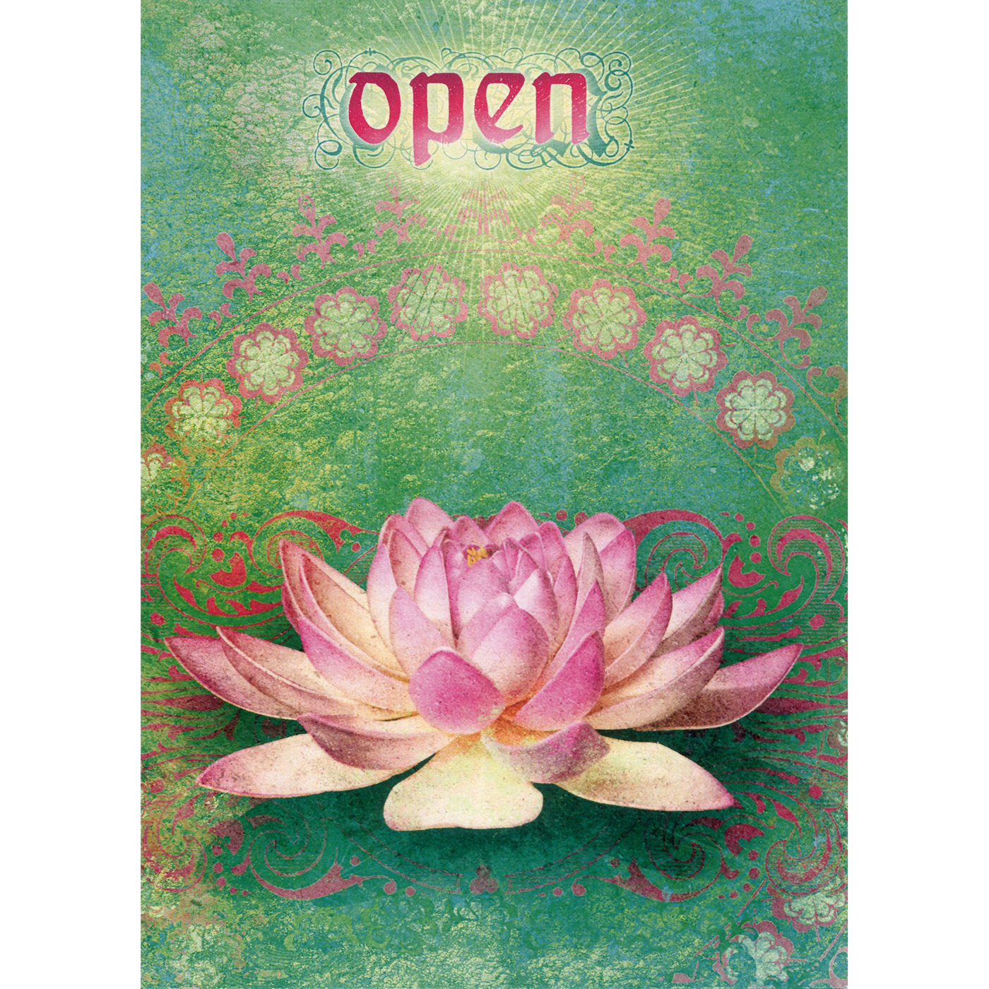 Open Greeting Card (Encouragement)