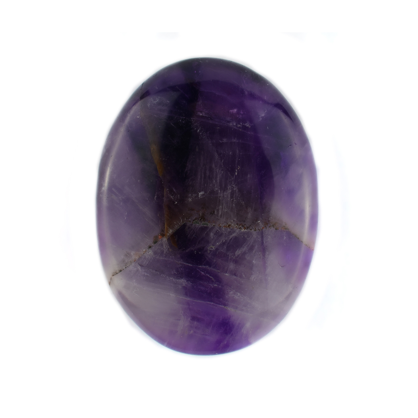 Amethyst Crystal Palm Stone