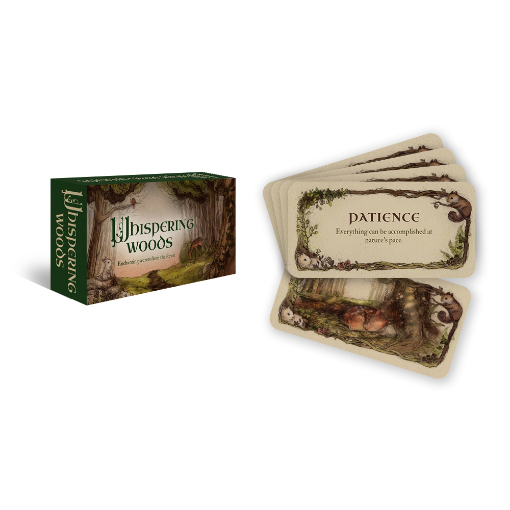 Whispering Woods Mini Cards by Jessica Le