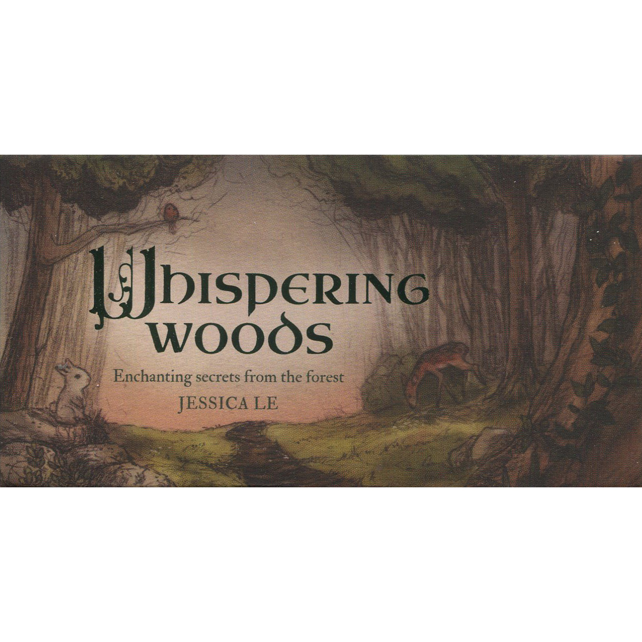 Whispering Woods Mini Cards by Jessica Le