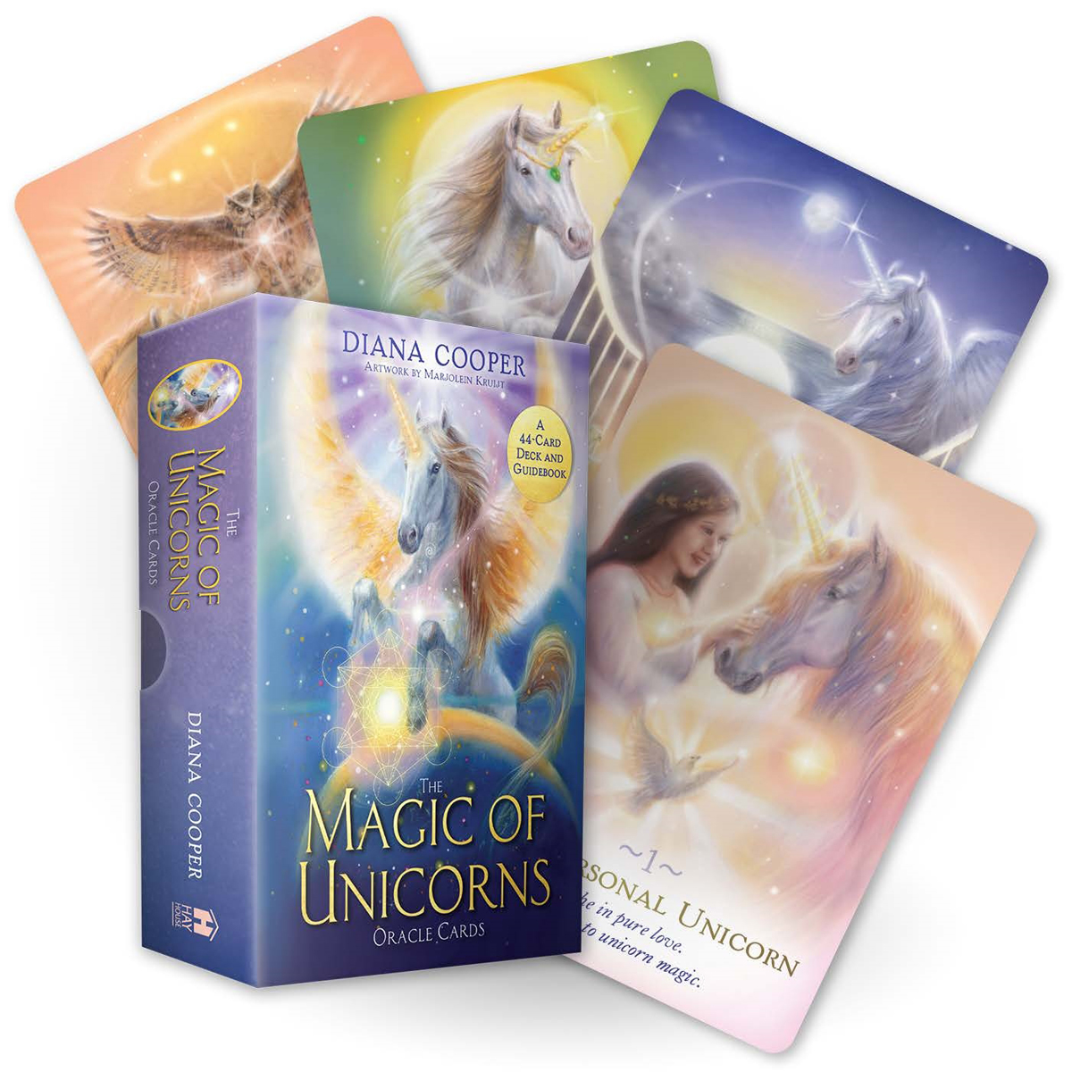 The Magic of Unicorns Oracle Cards by Diana Cooper | Holisticshop