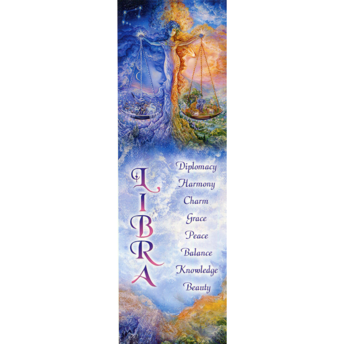 Libra Bookmark by Josephine Wall