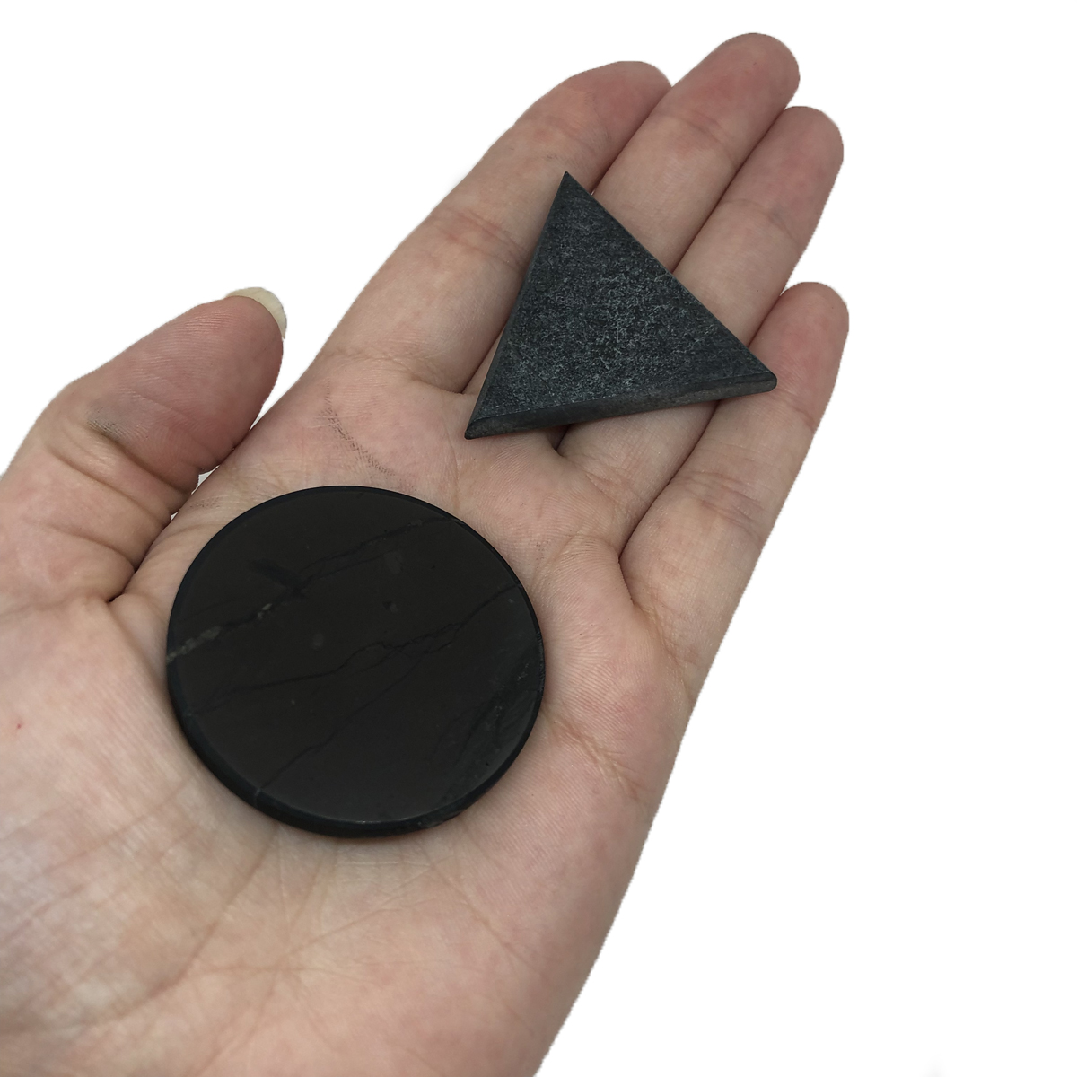 Circle & Triangle Shungite Pocket Harmonizers