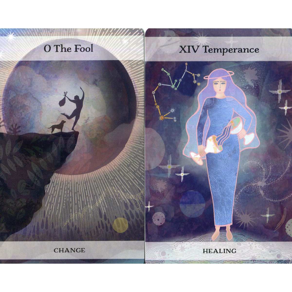 The Moon & Stars Tarot by Jayne Wallace