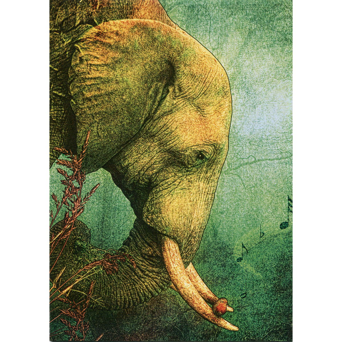 Listen Greeting Card (Birthday)