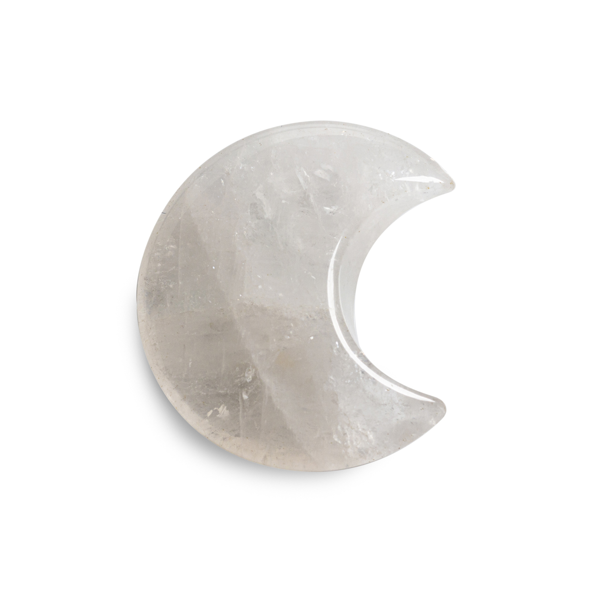 Clear Quartz Crystal Crescent Moon