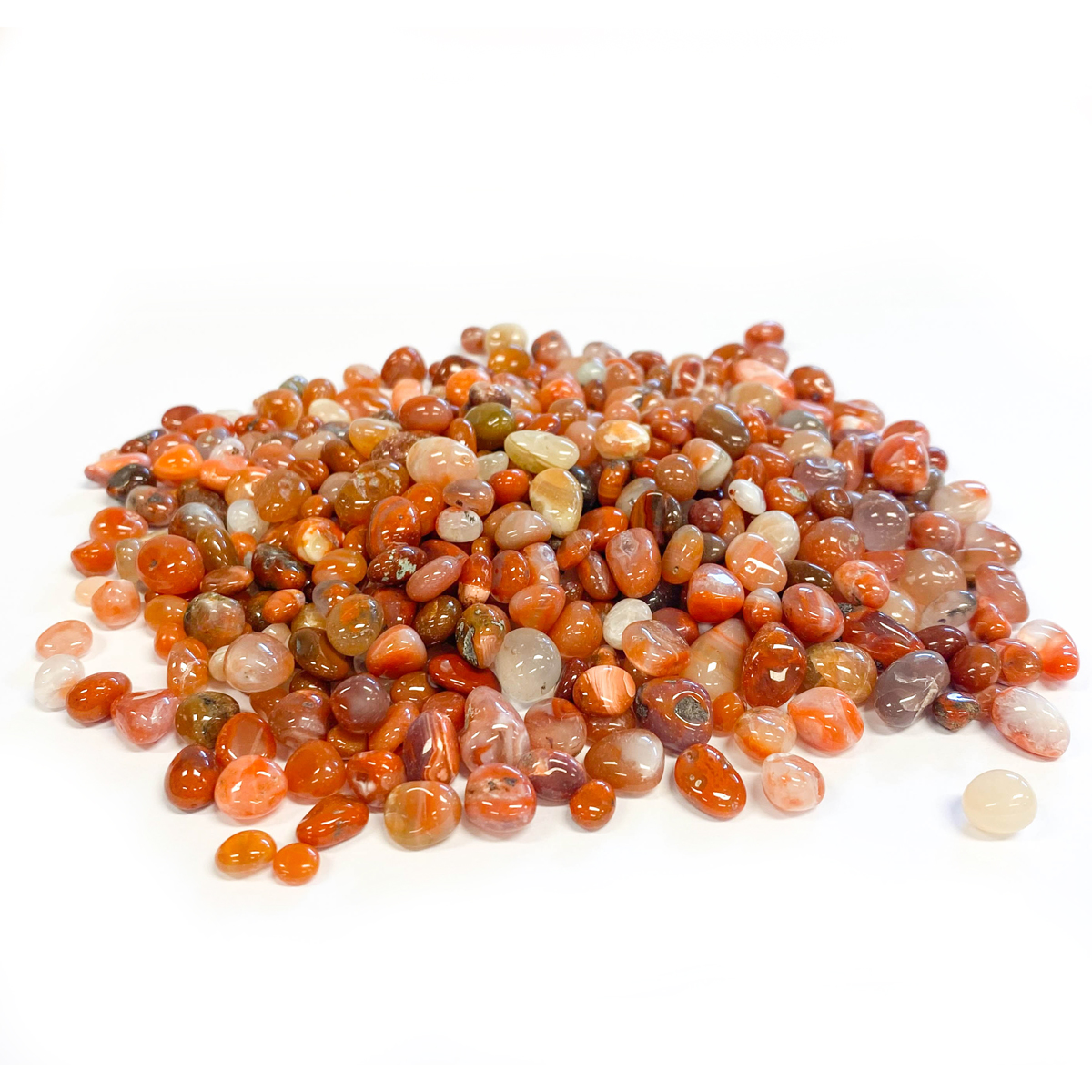 250g Bag of Carnelian Chips / Tiny Tumblestones