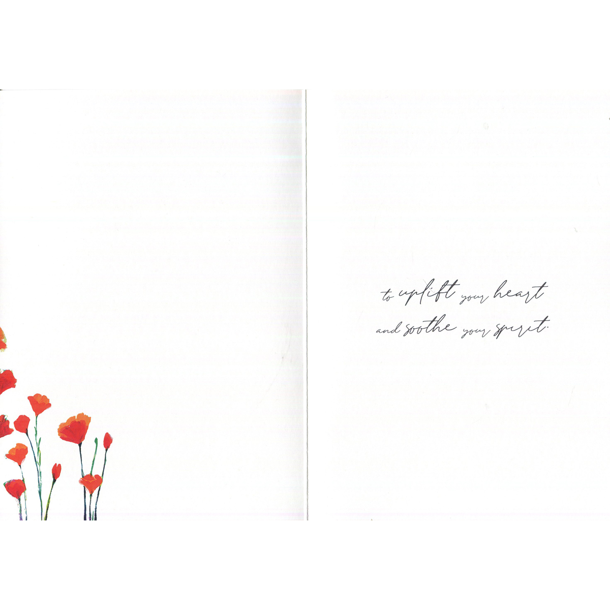 Caring Thoughts Greeting Card (Support)