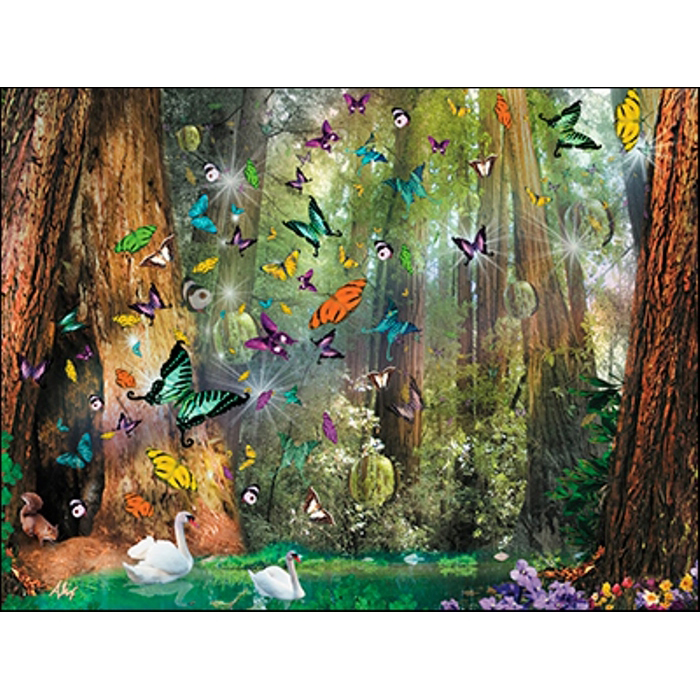 Butterfly Sparkle Greeting Card (Birthday)