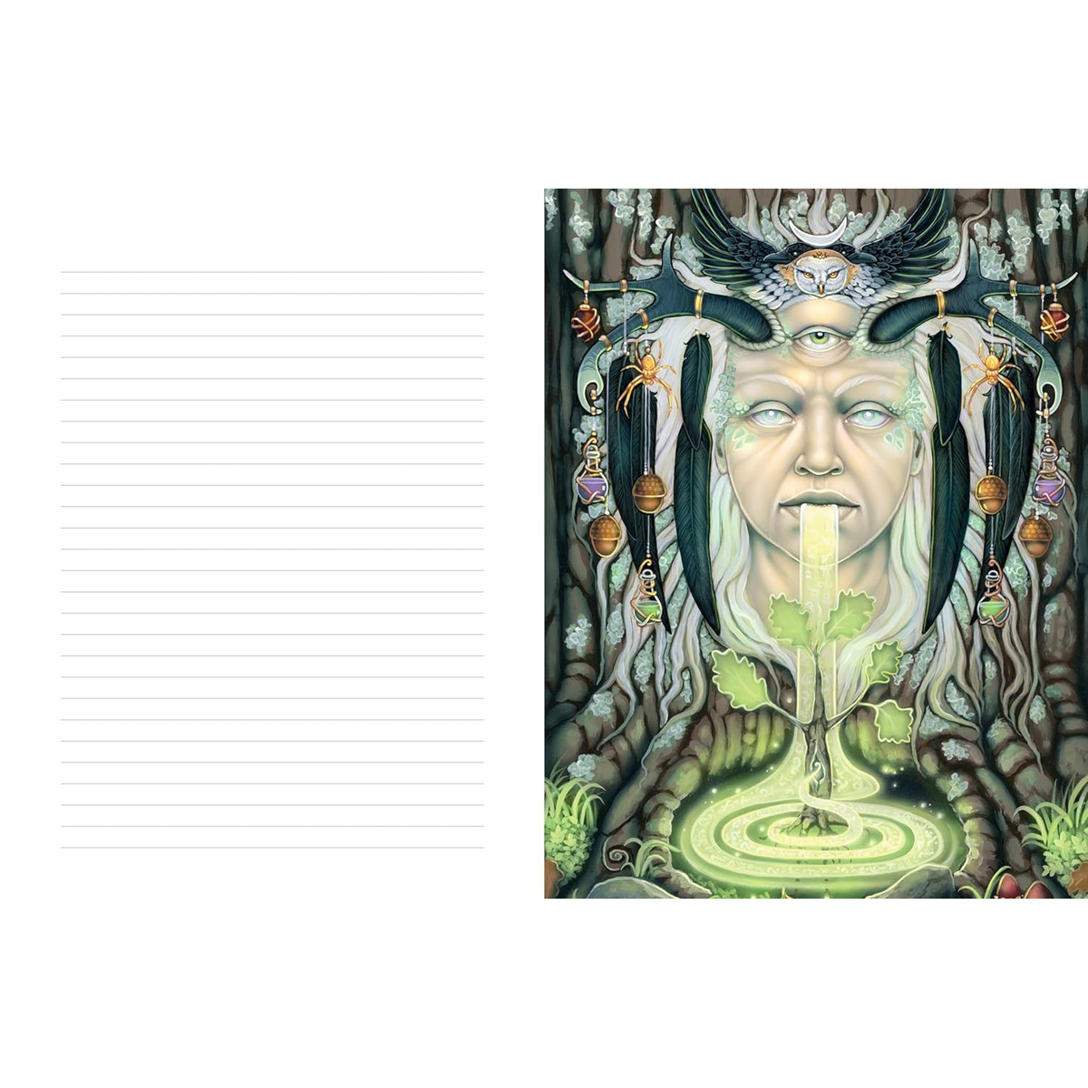 The Messenger's Scribe Journal by Ravynne Phelan