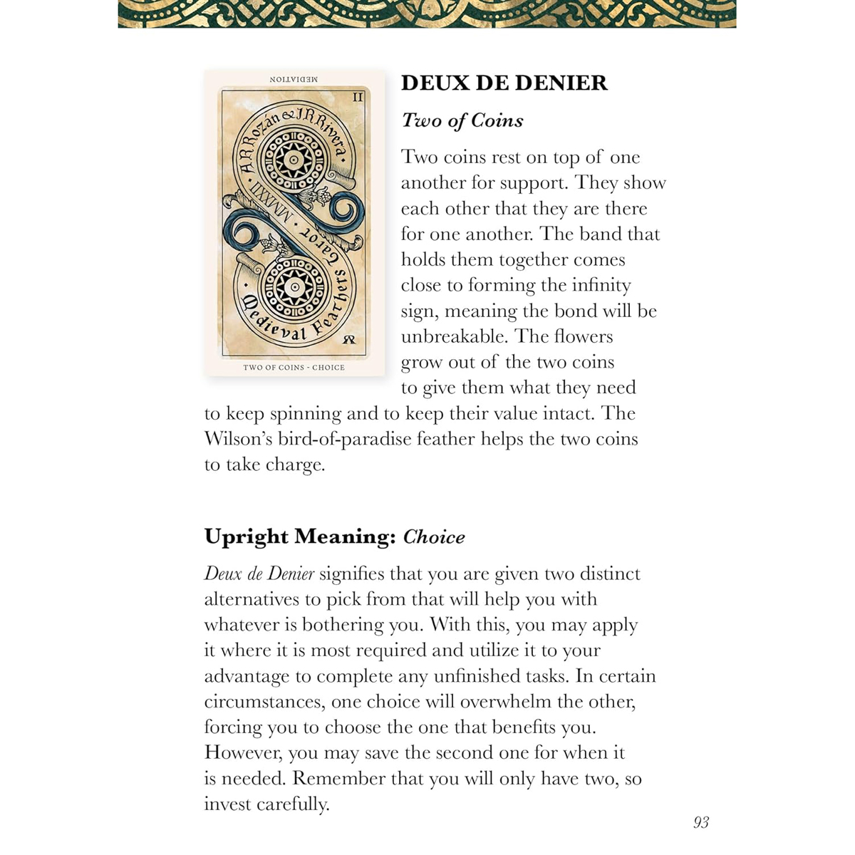 The Medieval Feathers Tarot by Jay R. Rivera