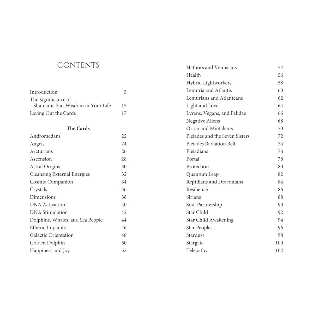 Shamanic Star Wisdom Oracle by Lisa Biritz