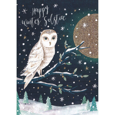 Solstice Owl Greeting Card | Solstice | Holisticshop.co.uk