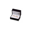Linden Black Double Ring/Cuff Link Box