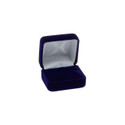 Veltex® Blue Double Ring/Cuff Link Box