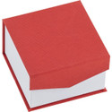 Vista Red T-Pad Earring/Pendant Box with White Interior