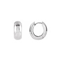 Sterling Silver 16.75 mm Hinged Earrings