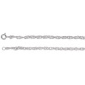 Sterling Silver Solid Rope 16" Chain