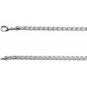 Sterling Silver 4.5 mm Solid Wheat Chain 16" Chain