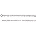 Sterling Silver Solid Rope 18" Chain