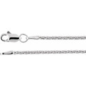 Sterling Silver 1.5 mm Wheat 18" Chain