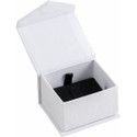 White Single Ring Box with White Interior