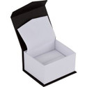 Black Single Ring Box with White Interior