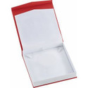 Red Layout Necklace Box with White Interior