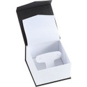 Black T-Pad Earring/Pendant Box with White Interior