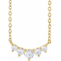 1/3 CTW Lab-Grown Diamond Graduated Necklace