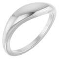 Sterling Silver Freeform Dome Ring