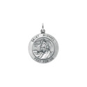 Sterling Silver 22 mm St. Michael Medal