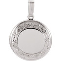 Sterling Silver Round Locket